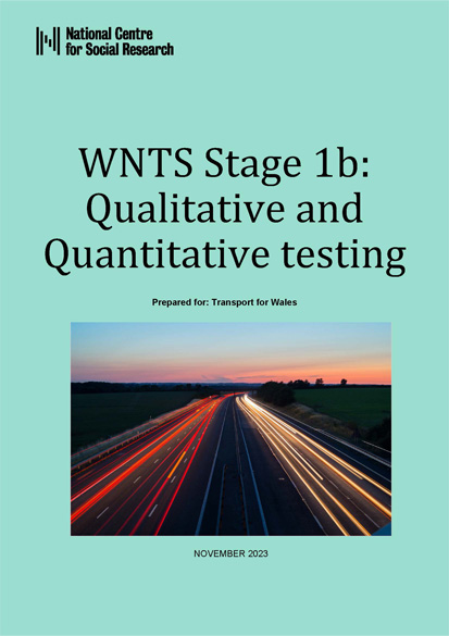 WNTS Stage 1b: Qualitative and Quantitative testing