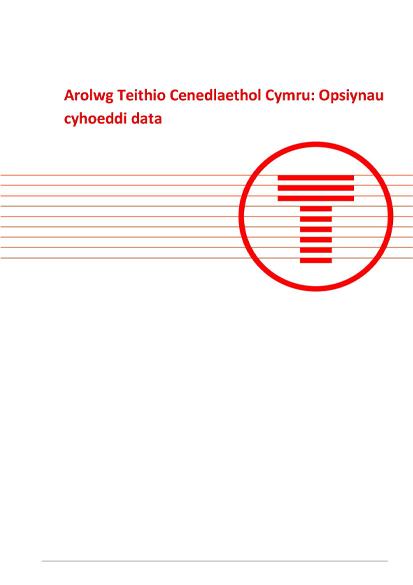 Arolwg Teithio Cenedlaethol Cymru: Opsiynau cyhoeddi data