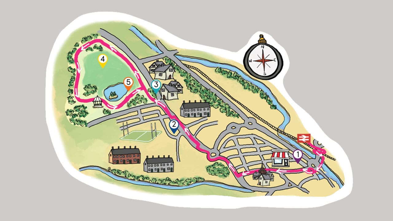 Aberystwyth route map