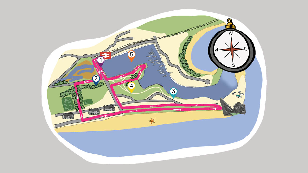 Pwllheli route map