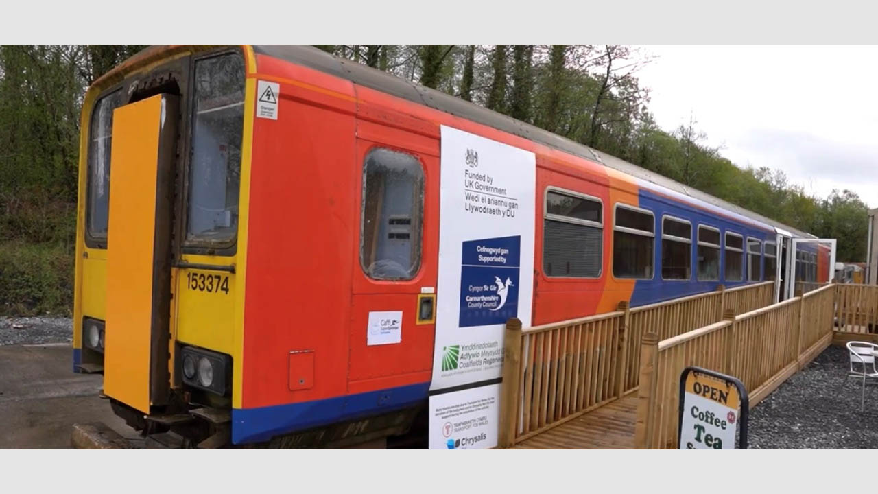 Gorsaf Drenau Llanelli a Mynydd Mawr | Llanelli and Mynydd Mawr Railway