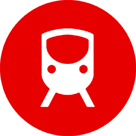 Red train icon